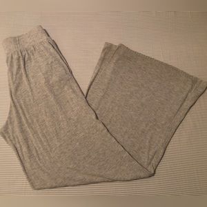 Socialite wide leg lounge pants | S | oatmeal grey